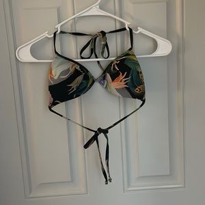 H&M floral bikini top